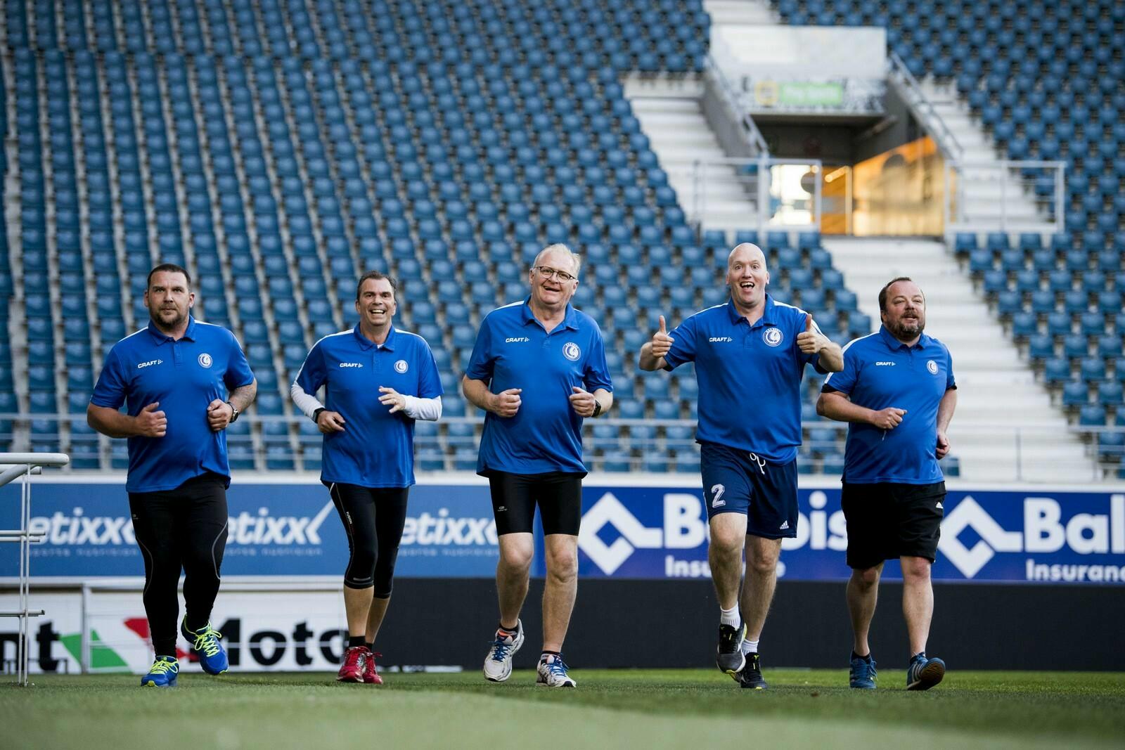 Active Fans sporten in de Ghelamco Arena