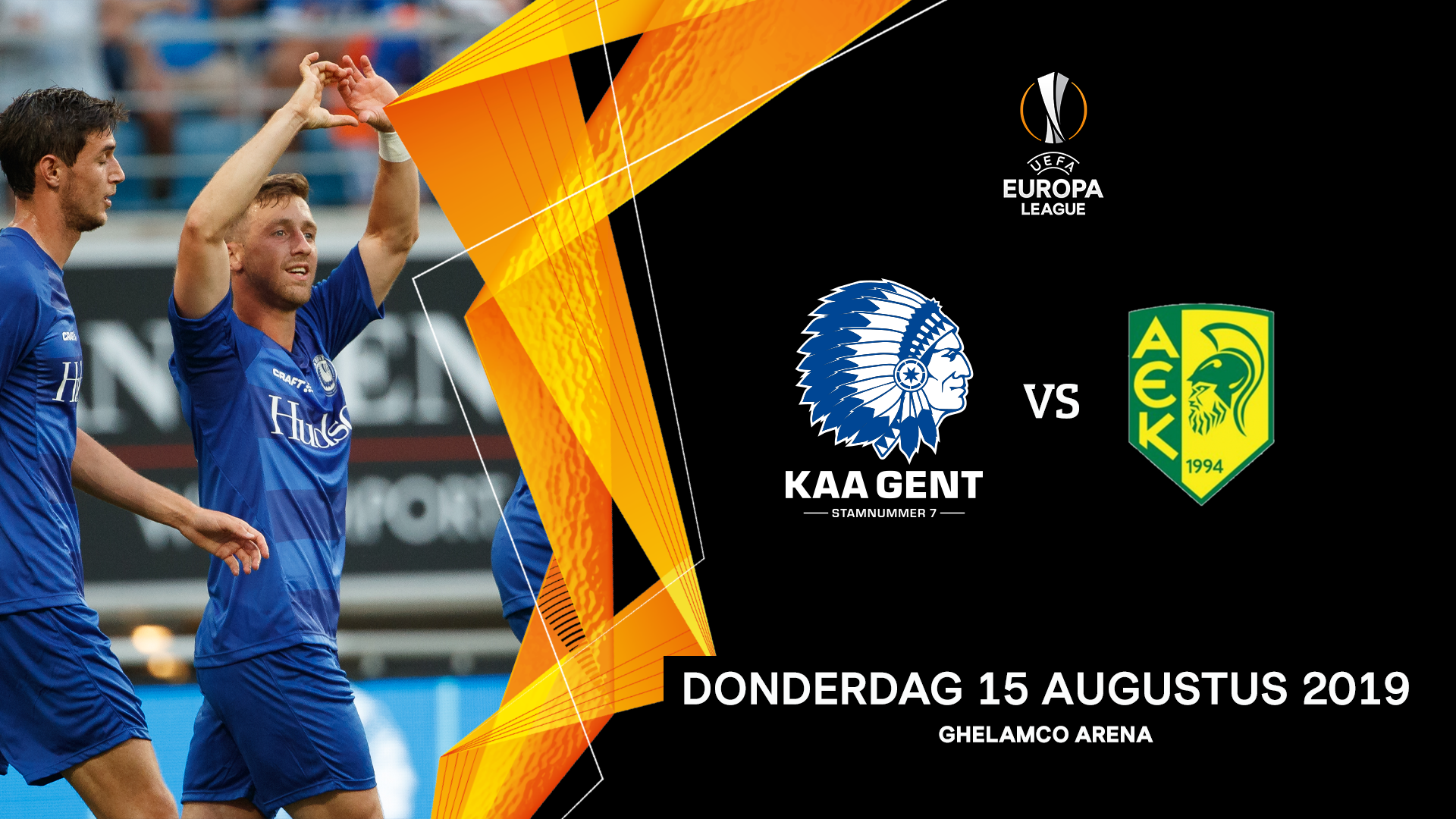 KAA Gent - AEK Larnaca gratis voor abonnees