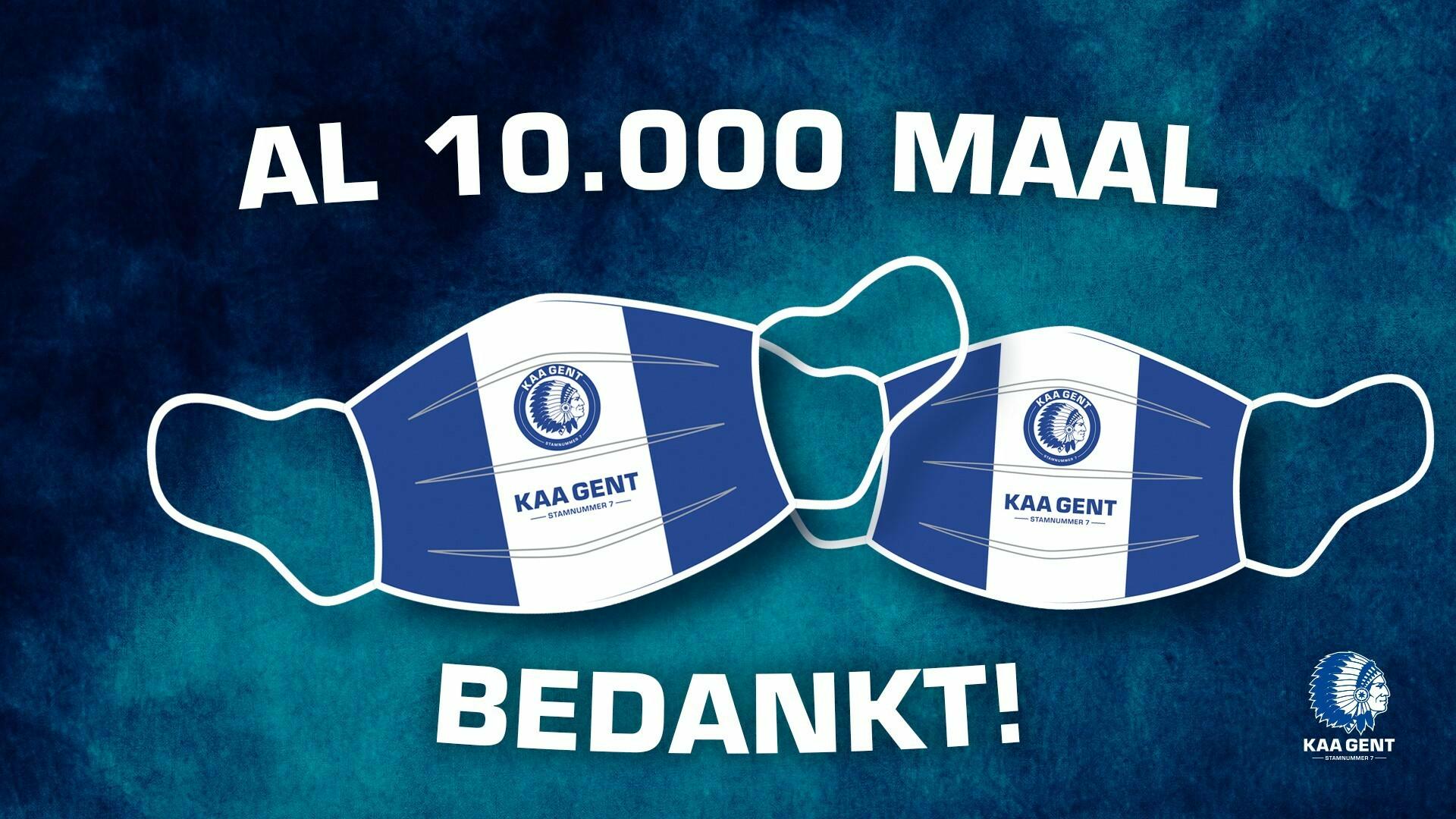 Eerste 10.000 mondmaskers de deur uit!