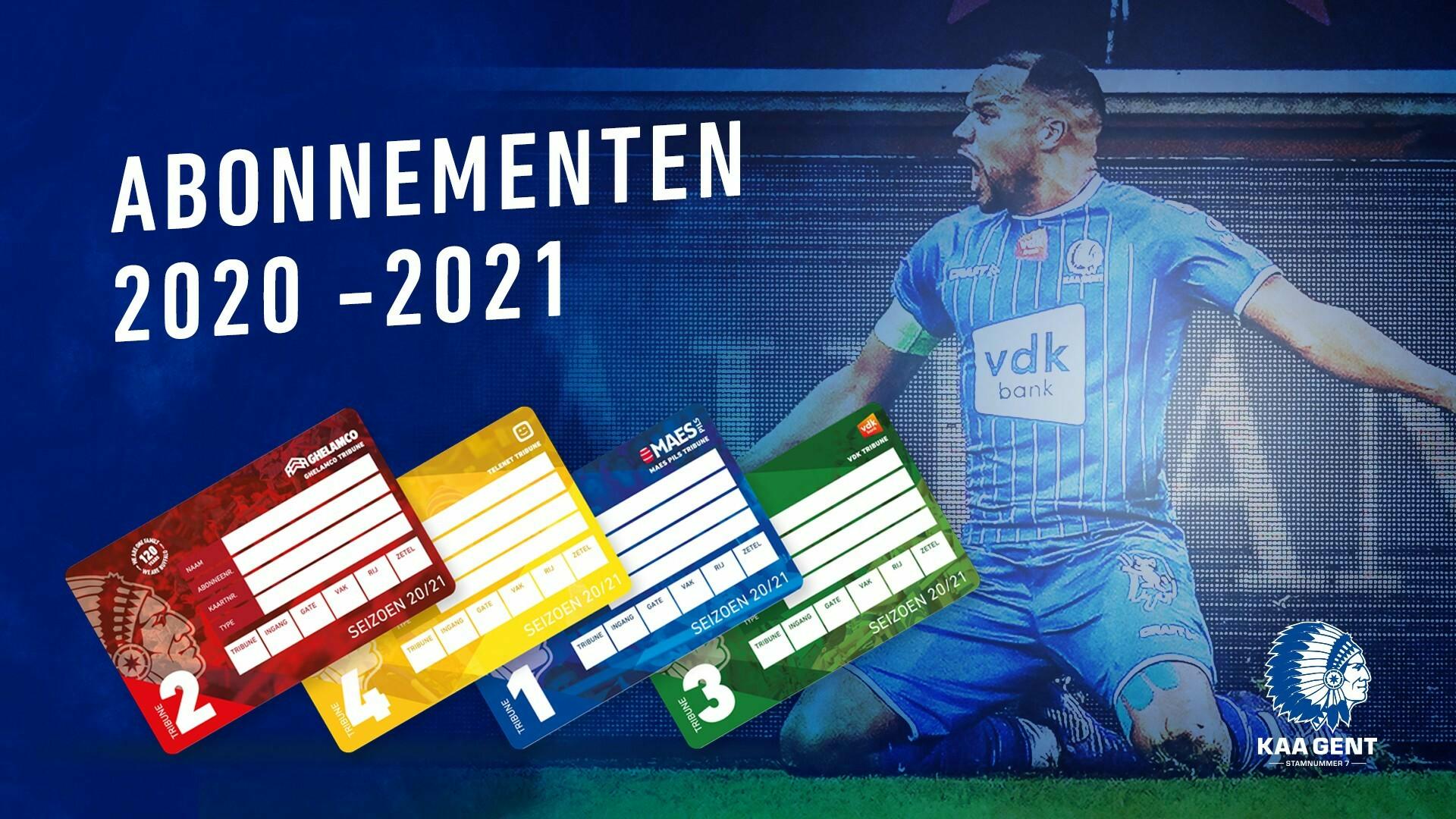 Vrije abonnementenverkoop 2020-2021 (niet-abonnees)