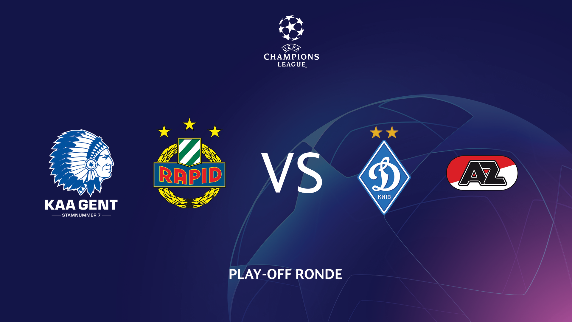 Dynamo Kiev of AZ Alkmaar mogelijke tegenstanders in Champions League playoffs