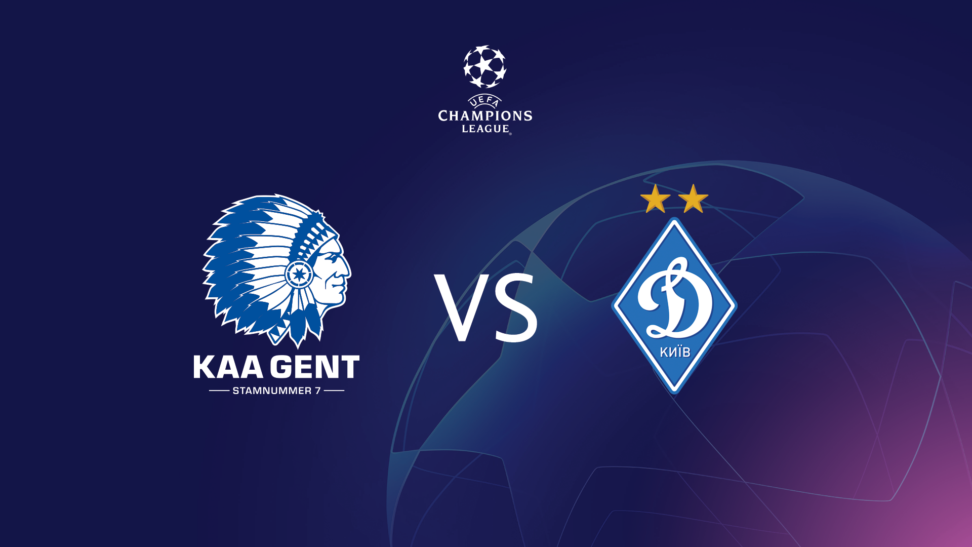 KAA Gent treft Dynamo Kiev in play-off ronde Champions League