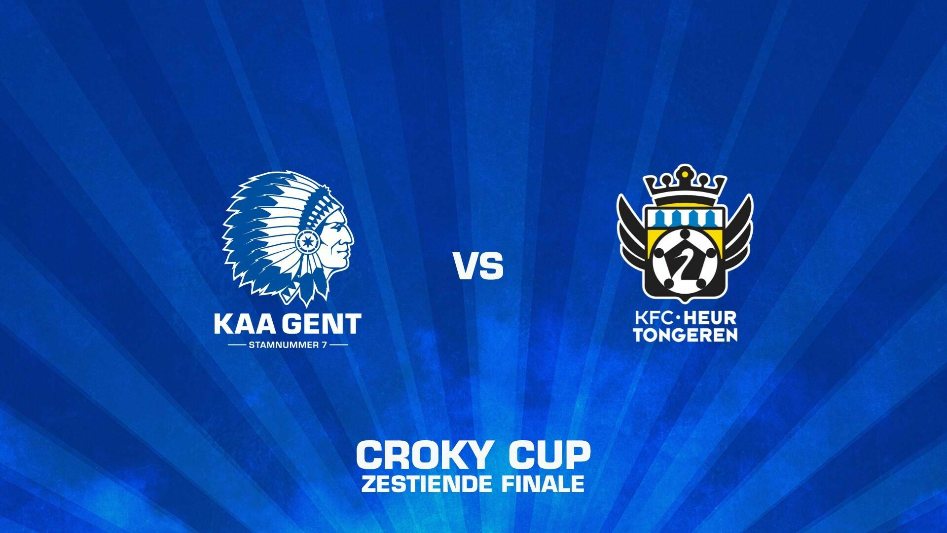  1/16de finale Croky Cup tegen KFC Heur-Tongeren