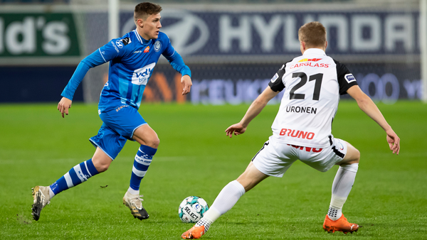 Dominant Gent blijft puntenloos achter tegen Genk