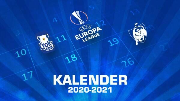 Kalenderupdate: speeldagen 17 tem 20 en bekermatch