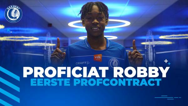 Eerste profcontract Robby Wakaka