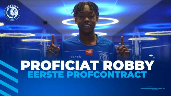 Eerste profcontract Robby Wakaka