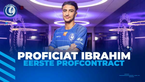 Eerste profcontract Ibrahim Salah