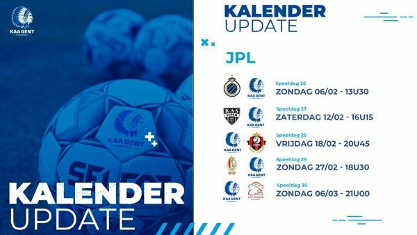 Kalenderupdate 2022 speeldag 26 - 30