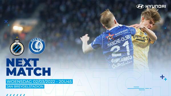 Next Match: Club Brugge - KAA Gent