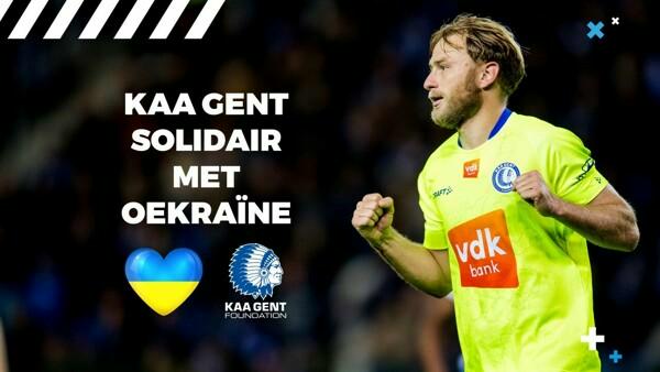 KAA Gent solidair met Oekraïne