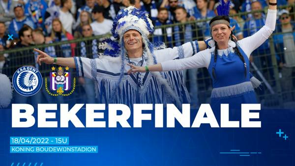 KAA Gent thuisploeg in bekerfinale