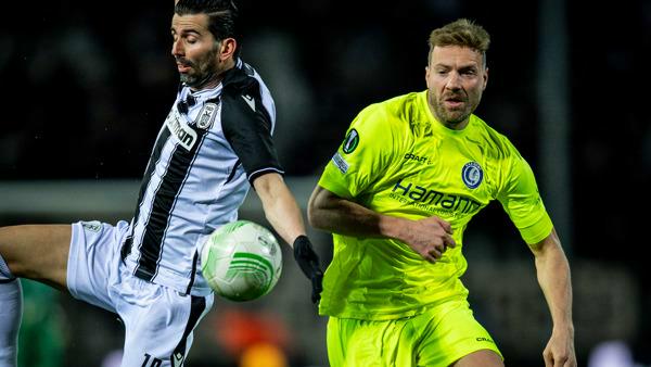 Gent slikt kleine nederlaag in heenwedstrijd tegen PAOK FC