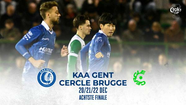 KAA Gent loot Cercle Brugge in de 1/8ste finale van de Beker