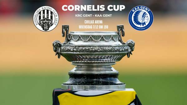 Coupe Romain Cornelis: derby vs KRC Gent op 7 december