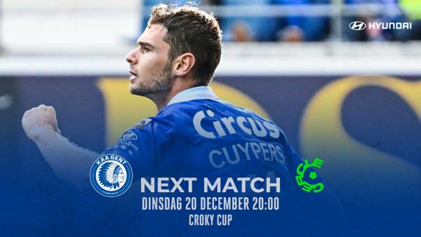 NEXT MATCH: KAA Gent - Cercle Brugge (Croky Cup)