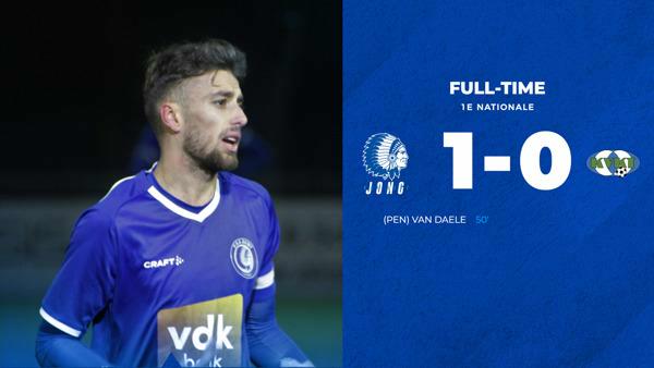 Jong KAA Gent wint na volwassen match van Tienen