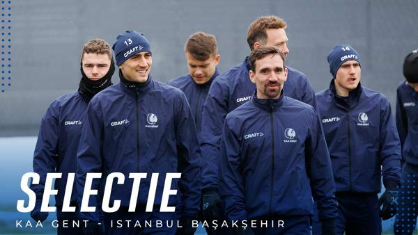 👥 Selectie KAA Gent - Istanbul Başakşehir