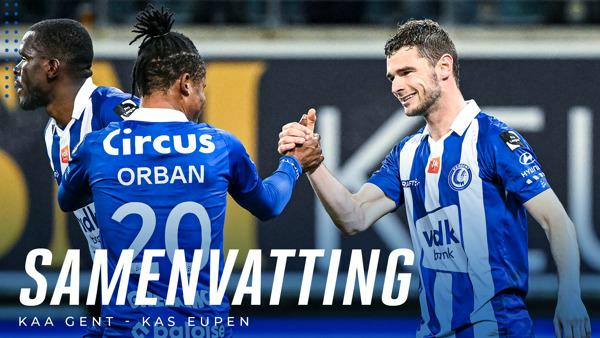 🎬 SAMENVATTING: KAA Gent - KAS Eupen