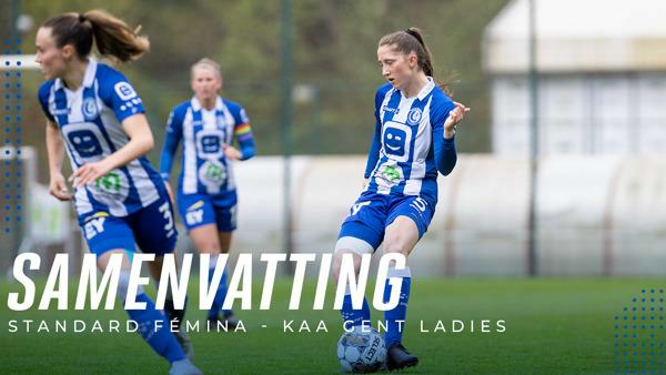 Voldoende kansen, maar geen goals voor KAA Gent Ladies