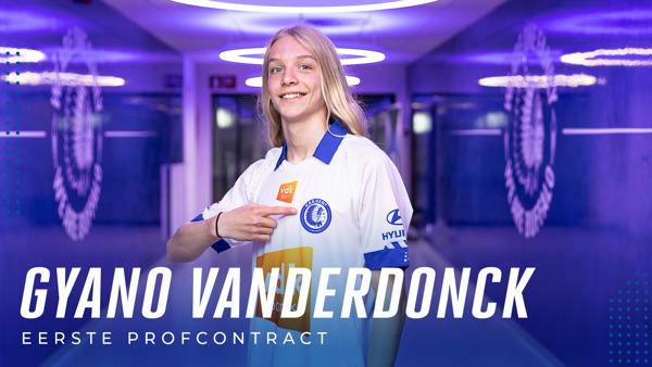 Gyano Vanderdonck tekent eerste profcontract