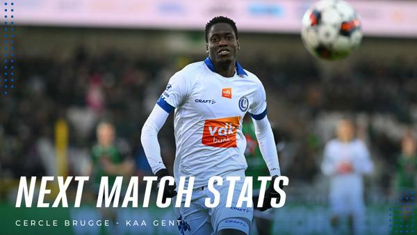 📊 Next match stats: Cercle Brugge - KAA Gent