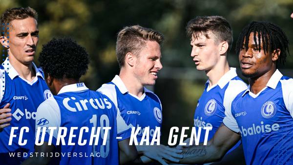 Twee doelpunten leveren KAA Gent zege op tegen FC Utrecht