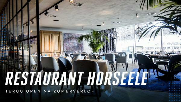 Restaurant Horseele terug open na zomerverlof