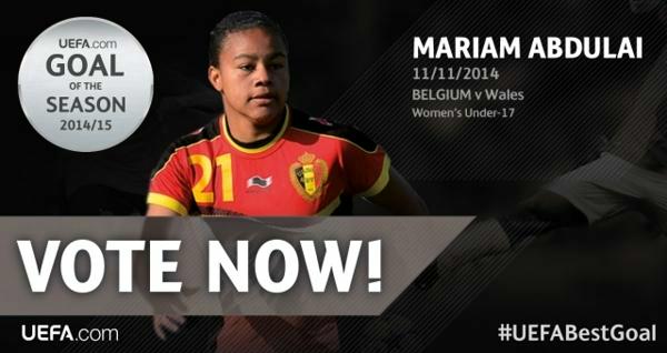 Mariam Abdulai genomineerd voor UEFA Best Goal 2014-2015