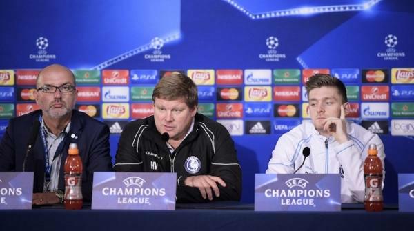 Persconferentie Olympique Lyon - KAA Gent