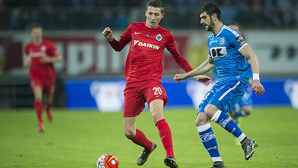 KAA Gent klopt Club Brugge in heenwedstrijd halve finales