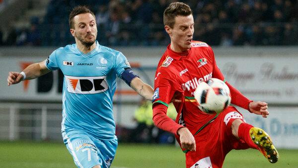 KAA Gent en KV Oostende delen de punten