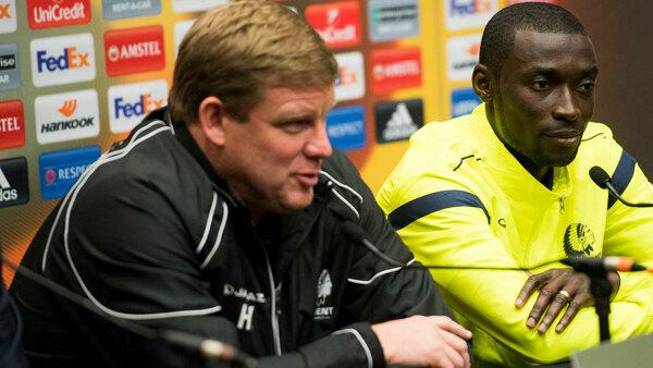 Persconferentie en training voor Tottenham Hotspur - KAA Gent