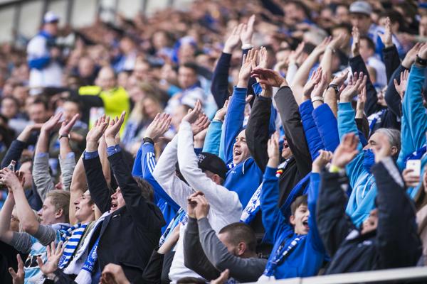 Tifo voor KAA Gent - RSC Anderlecht!