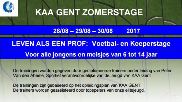 KAA Gent zomerstage