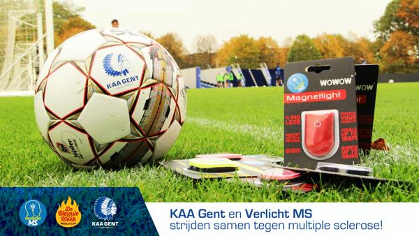 KAA Gent en ‘Verlicht MS’ bundelen krachten tegen Multiple Sclerose