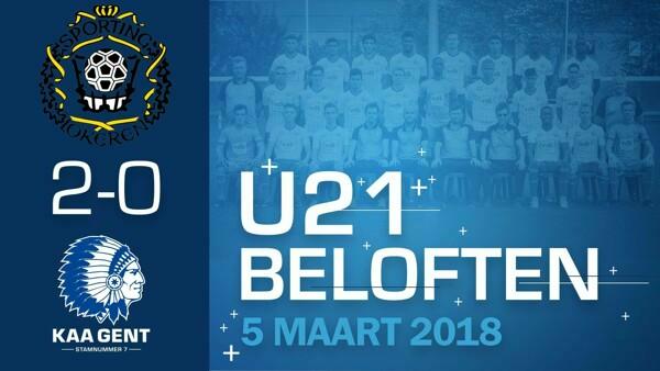 Beloften verliezen burenduel tegen Lokeren (2-0)