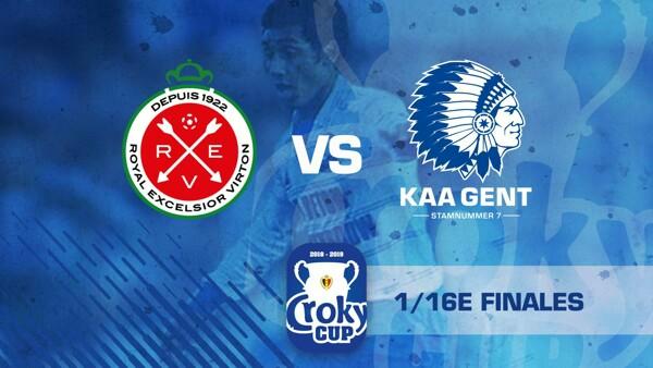 KAA Gent loot Virton in 16e finales Croky Cup