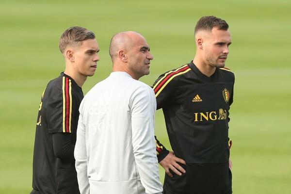 Eerste training Birger Verstraete bij de Rode Duivels