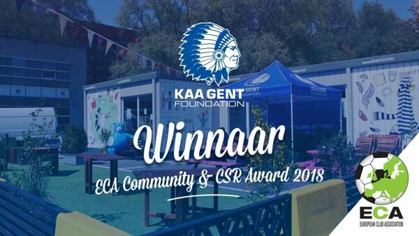 KAA Gent wint ECA Community & CSR Award 2018