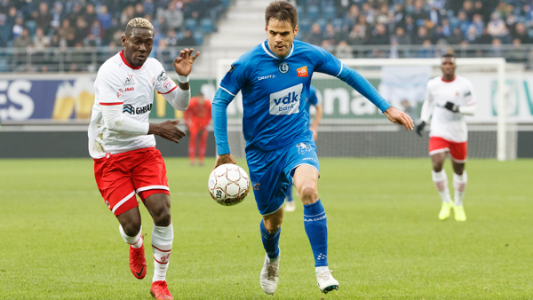 KAA Gent blijft steken op 0-0 in geanimeerde topper