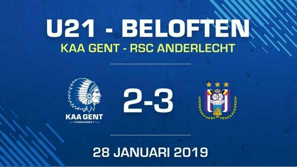 Beloften onderuit tegen Anderlecht