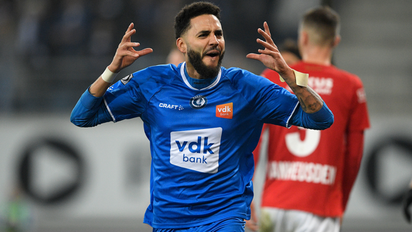KAA Gent verslaat Standard de Liège met 2-1