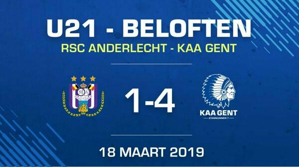 Gentse beloften halen stevig uit tegen Anderlecht