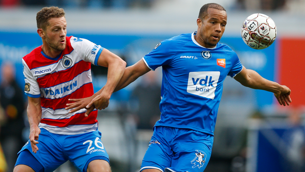 KAA Gent verliest nipt van Club Brugge