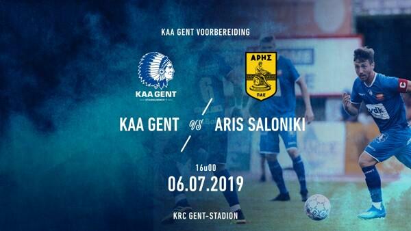 KAA Gent - Aris F.C. op zaterdag 06/07 in Oostakker 