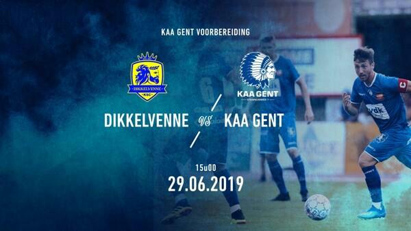 KAA Gent snel klaar met Dikkelvenne in 0-6 oefenzege