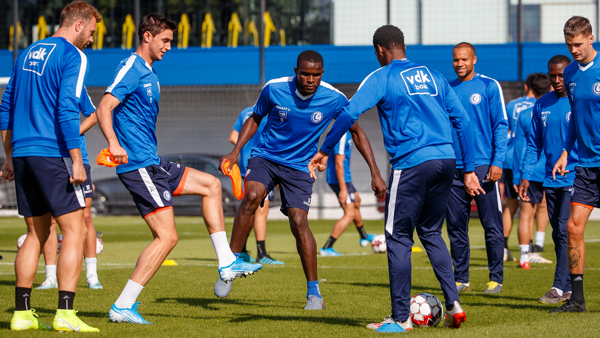 Laatste training voor KAA Gent - HNK Rijeka