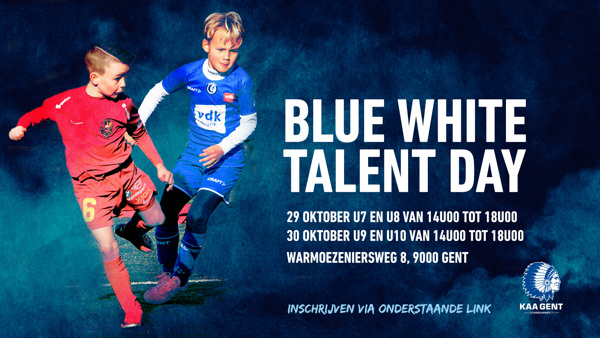 Schrijf je in voor de Blue White Talent Day!