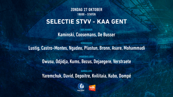 Selectie voor K Sint-Truidense VV - KAA Gent